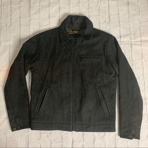 Abercrombie & Fitch wool men’s zip jacket size S
